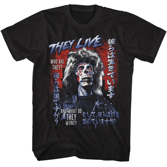 They Live - Consume - American Classics - Solid Black Adult Short Sleeve T-Shirt