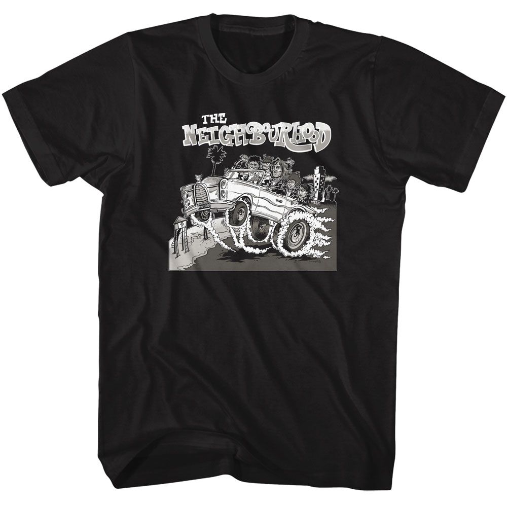 The Neighbourhood - Sweater Weather - American Classics - Solid Black Adult Short Sleeve T-Shirt