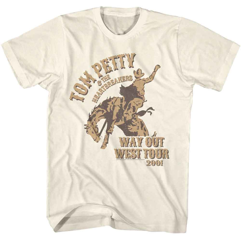 Tom Petty - Wow Tour - Officially Licensed American Classics - Front Print Solid Adult Short Sleeve T-Shirt
