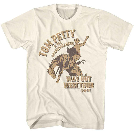 Tom Petty - Wow Tour - Officially Licensed American Classics - Front Print Solid Adult Short Sleeve T-Shirt