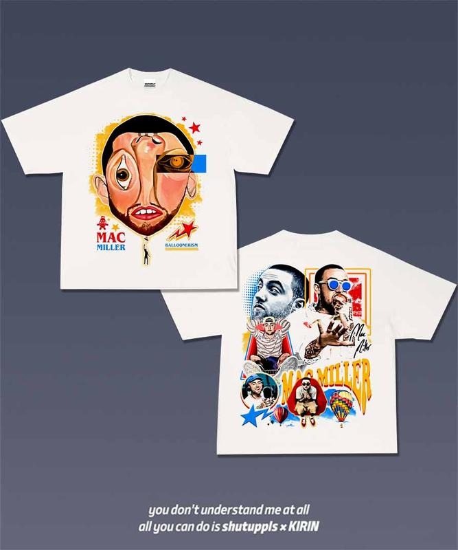 TTP Clothings MAC MILLER 1.1 Tshirt Sweatshirt Hoodie 2 Sides Gift For Girl Friends, Graphic Tees, Music tour, Gift For Fans