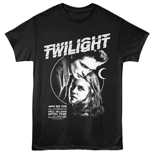 Twilight - Ed Bella Lion Lamb - American Classics - Front Print Black Adult Short Sleeve T-Shirt