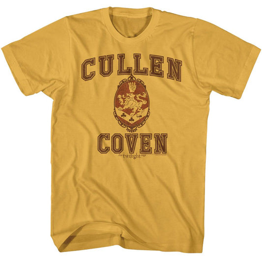 Twilight - Cullen Family Alumni - American Classics - Solid Yellow Adult Short Sleeve T-Shirt
