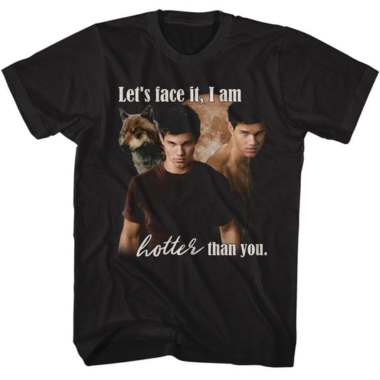Twilight - I Am Hotter Than You - American Classics - Solid Black Adult Short Sleeve T-Shirt
