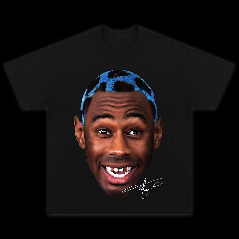 TYLER THE CREATOR BIG FACE GRAPHIC TEE - STREETWEAR