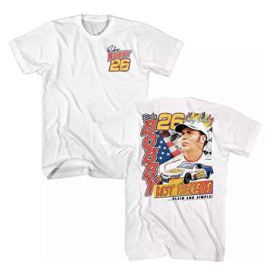 Talladega Nights Best There Is Men's T Shirt Plain and Simple Ricky Bobby 26 Classic Cotton Menswear Top