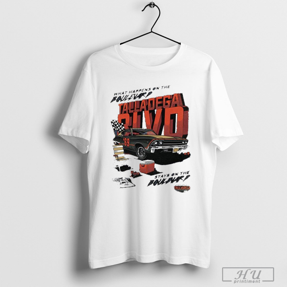 Talladega The Blvd What Happens On The Boulevard T Shirt