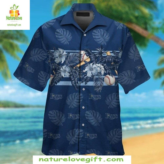 Tampa Bay Rays Hawaiian Shirt MLB Baseball Apparel Palm Classic