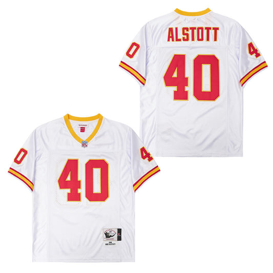 Tampa Bay Buccaneers #40 Mike Alstott Pirates White 40 #