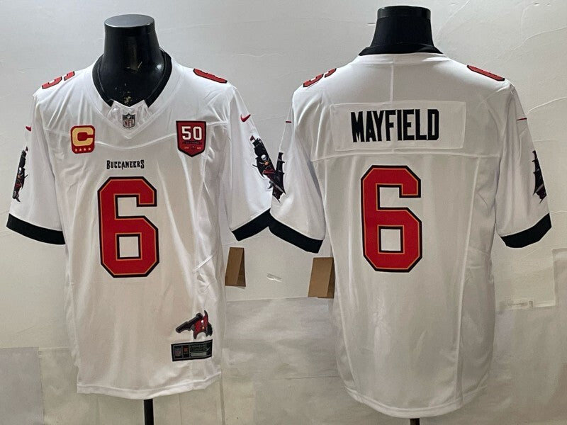 Tampa Bay Buccaneers #6 Baker Mayfield Pirates V3 Style 1