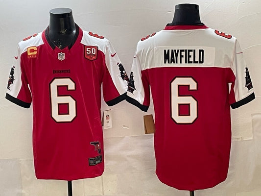 Tampa Bay Buccaneers #6 Baker Mayfield Pirates V3 Style 2