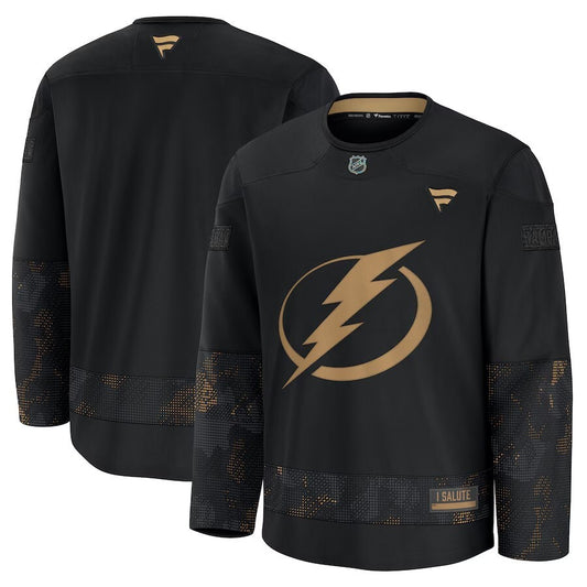 Tampa Bay Lightning 2024 Military Appreciation Practice Jersey - Black