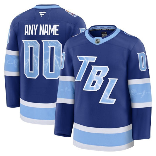 Tampa Bay Lightning Fanatics 2026 NHL Stadium Series Premium Custom Jersey - Blue