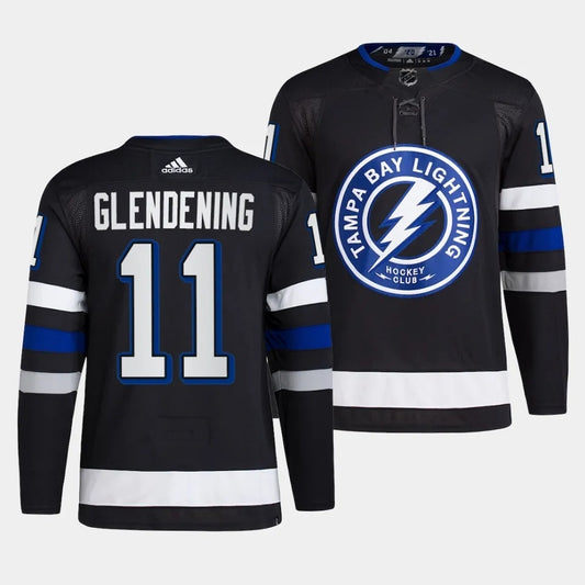 Tampa Bay Lightning #11 Luke Glendening 2023-24 Alternate Black