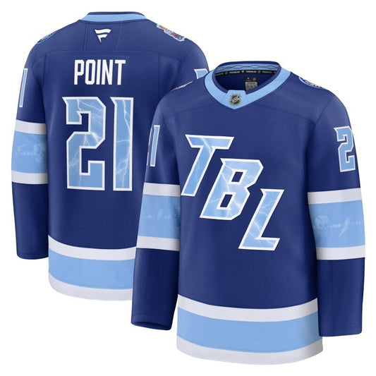 Tampa Bay Lightning #21 Brayden Point 2026 NHL Stadium Series Premium Jersey - Blue