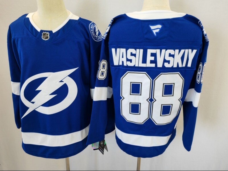 Tampa Bay Lightning #88 Andrei Vasilevskiy Lightning Style 2