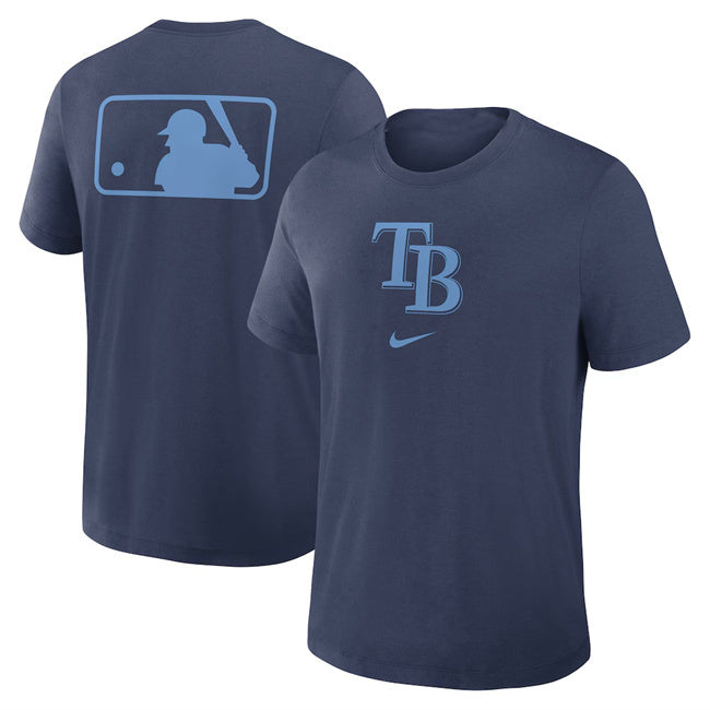 Tampa Bay Rays Navy Early Work Tri-Blend Dri-FIT T-Shirt