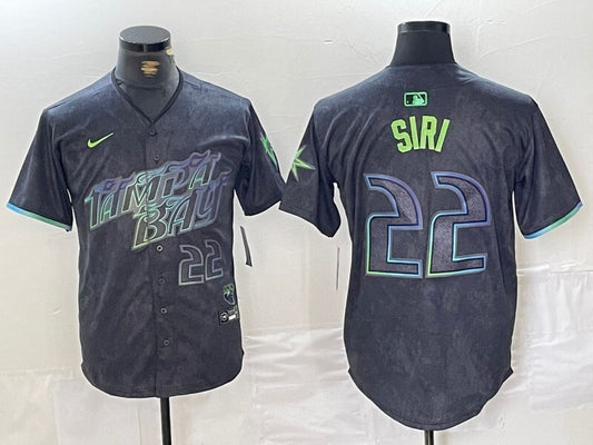 Tampa Bay Rays #22 Jose Siri Rays City Style 3