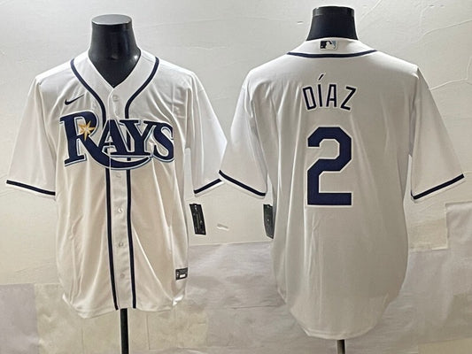 Tampa Bay Rays #2 Yandy Diaz Rays Adult
