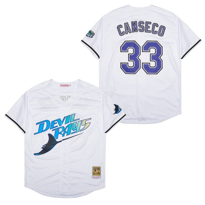 Tampa Bay Rays #33 Canseco Style 3