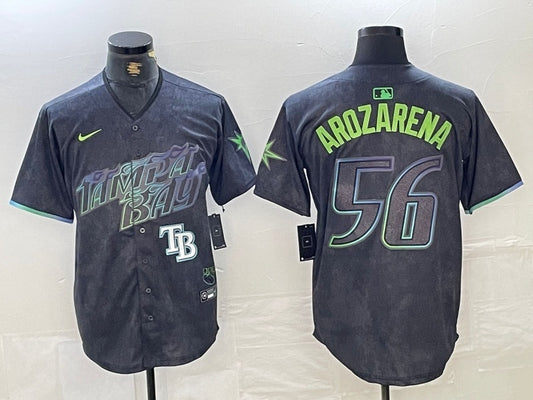 Tampa Bay Rays #56 Randy Arozarena Rays City Style 1