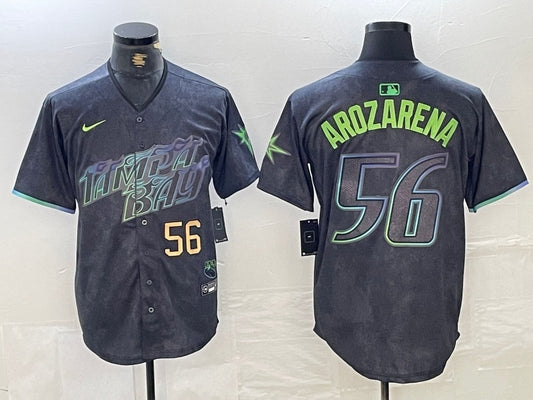 Tampa Bay Rays #56 Randy Arozarena Rays City Style 3