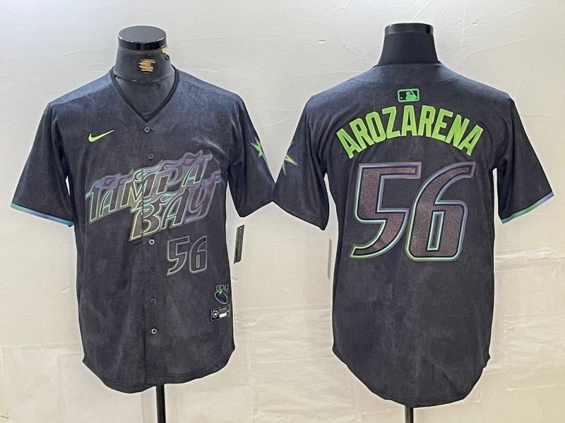 Tampa Bay Rays #56 Randy Arozarena Rays City Style 5