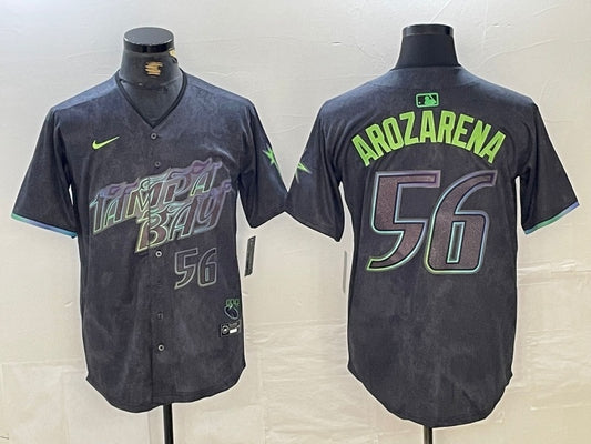 Tampa Bay Rays #56 Randy Arozarena Rays City Style 5