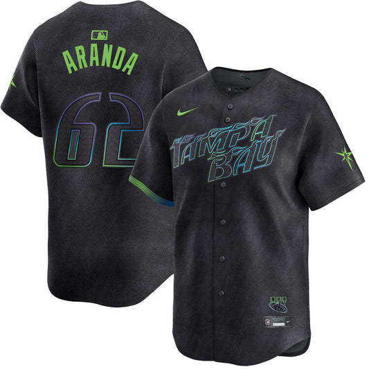 Tampa Bay Rays #62 Jonathan Aranda City Connect Limited Jersey