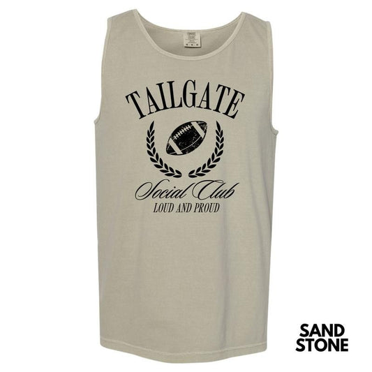Tank Top - Black Tailgate Social Club Comfort Colors Tank Top 'NLB' T-Shirts, Hoodie, Sweatshirt | InkThreadWorks.com