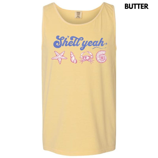 Tank Top - Shell Yeah Comfort Colors Tank Top 'NLB' T-Shirts, Hoodie, Sweatshirt | InkThreadWorks.com