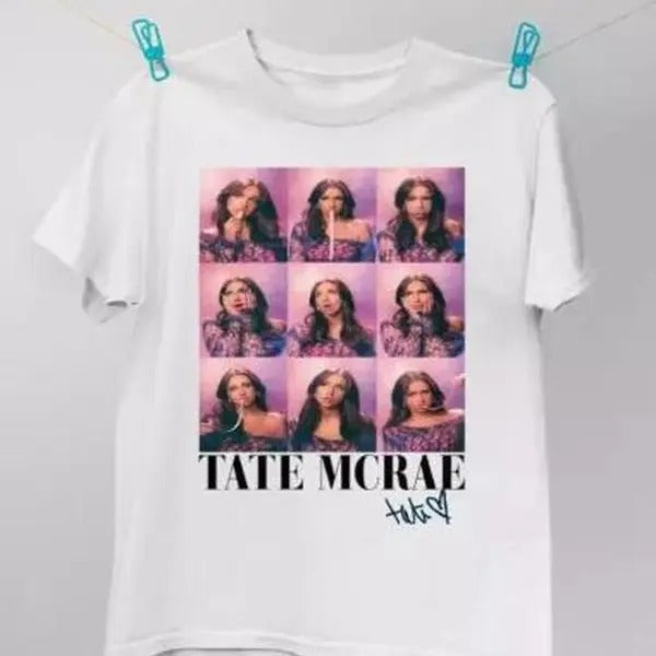 Tate Mcrae Tour Unisex T-Shirt Gift for Fans Cotton Menswear Top Decoration