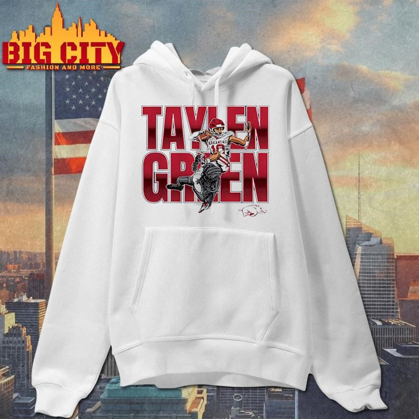 Taylen Green Arkansas Football NCAA Caricature Shirt