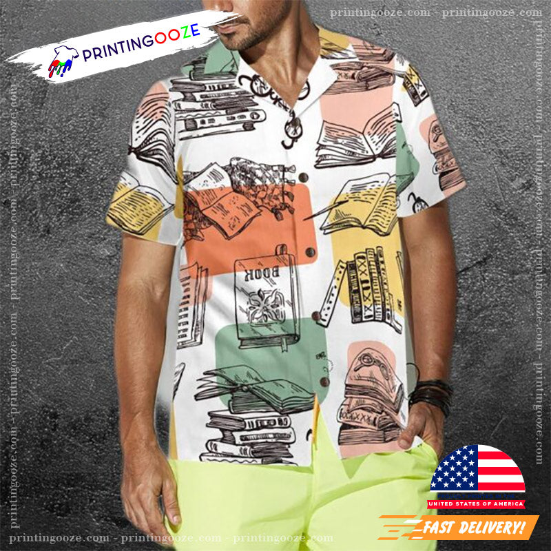 Teacher Knowledge Book Hawaiian Shirts For Teachers