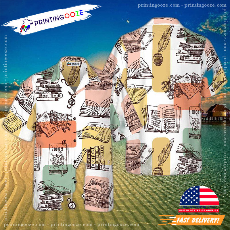 Teacher Knowledge Book Hawaiian Shirts For Teachers