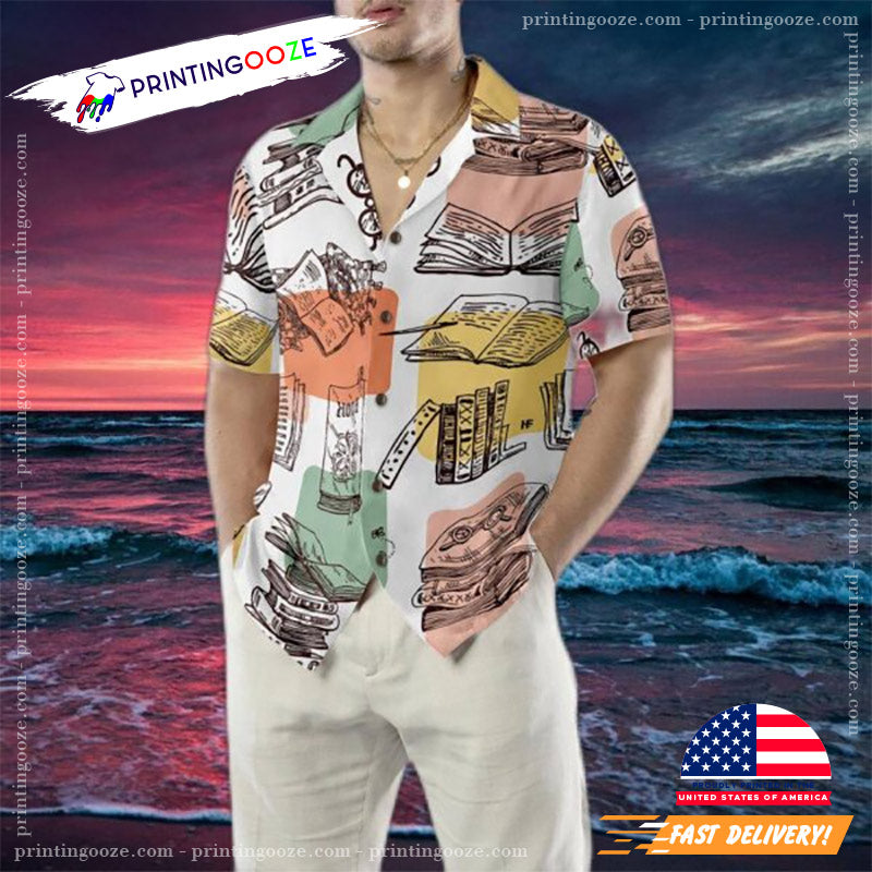 Teacher Knowledge Book Hawaiian Shirts For Teachers
