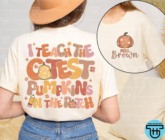 Teacher Shirt I Teach Cutest Pumpkin Shirt Fall Teacher Shirt Teacher Halloween Autumn Teacher Sweatshirt Boo Teacher...