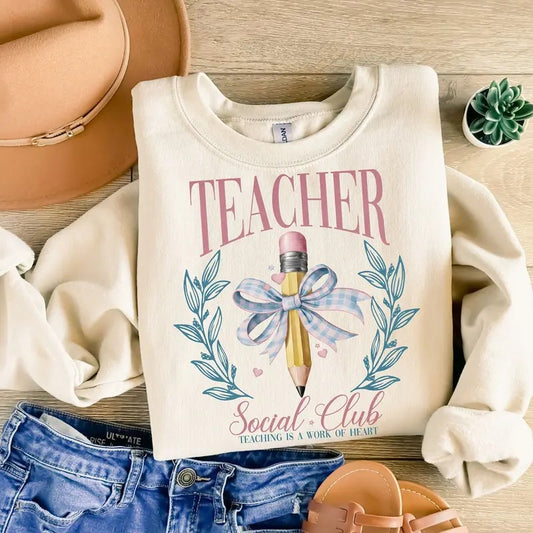 Teacher Social Club Shirt, ABCD Teacher Tour, Back To School, End of Year, Teacher Gift, Elementary School Shirt QZMJU