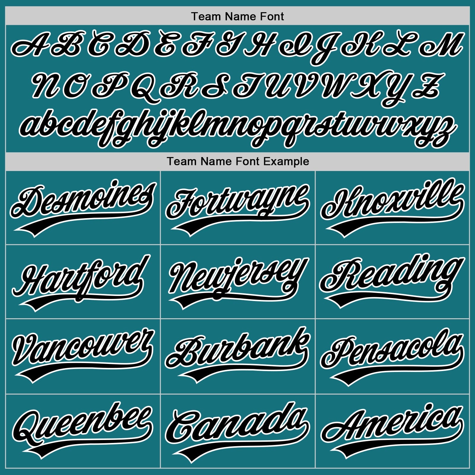 Custom Teal Black Pinstripe Black-White Authentic Baseball Jersey