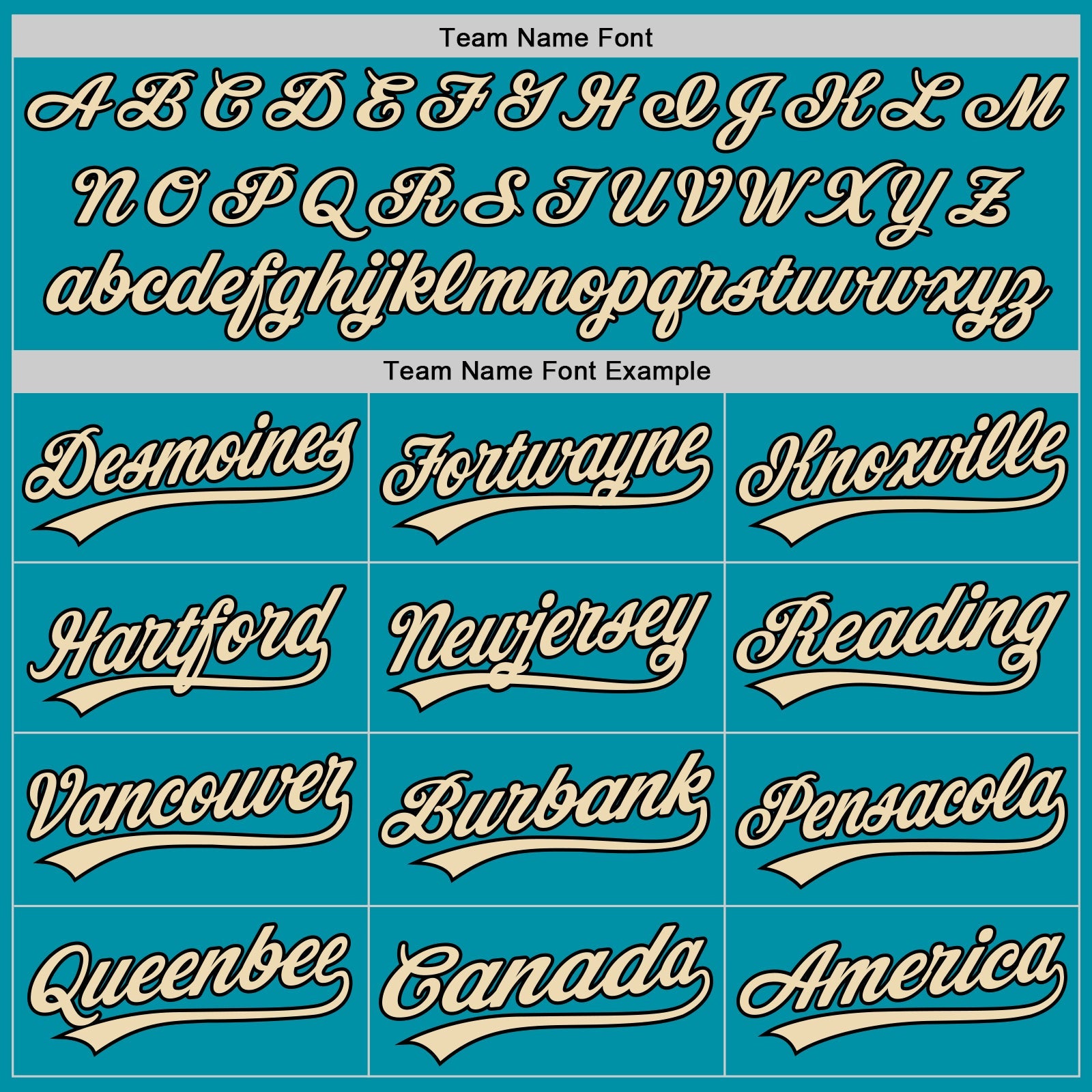 Custom Teal Black-Cream Authentic Throwback Baseball Jersey