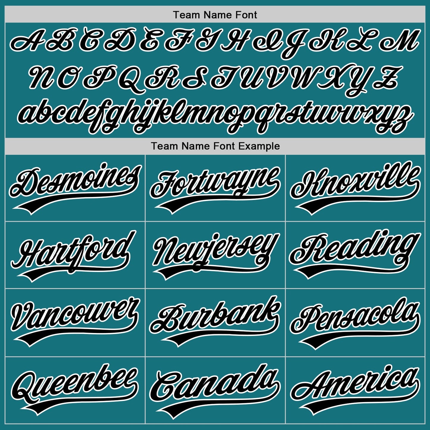 Custom Teal Black-White Authentic Baseball Jersey