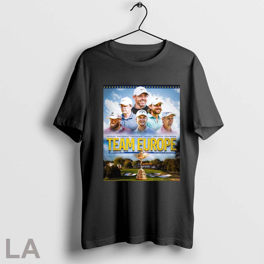 Team Europe 2025 Ryder Cup Rory Mcilroy Robert Macintyre Tommy Fleetwood Justin Rose Tyrrell Hatton