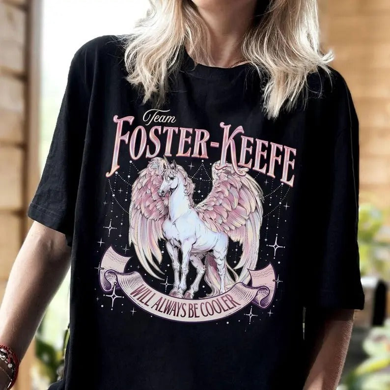 Team Foster-Keefe shirt , Foster-Keefe Team Shirts, Foxfire Academy Shirt, Keeper Of The Lost Cities Tee, haunting...