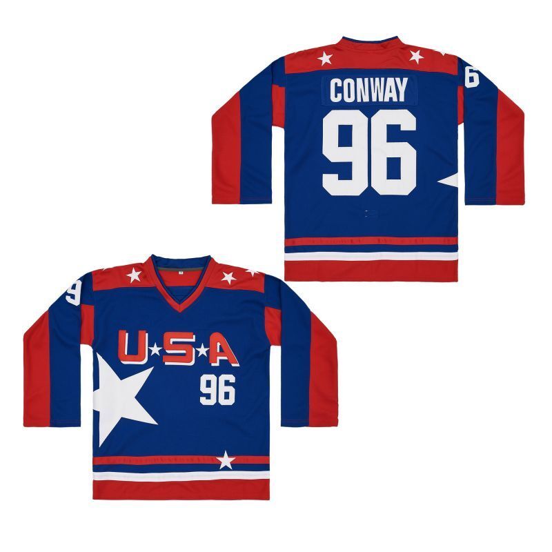 Team USA 96 Charlie Conway Mighty Ducks Style 3