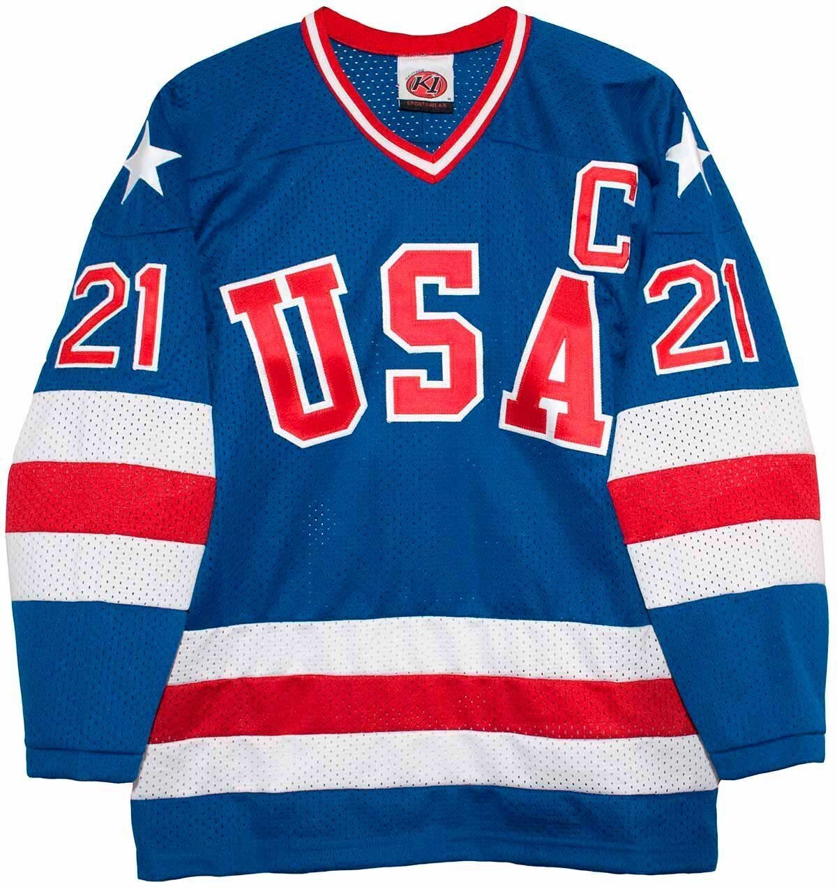 Team USA #21 Mike Eruzione 3