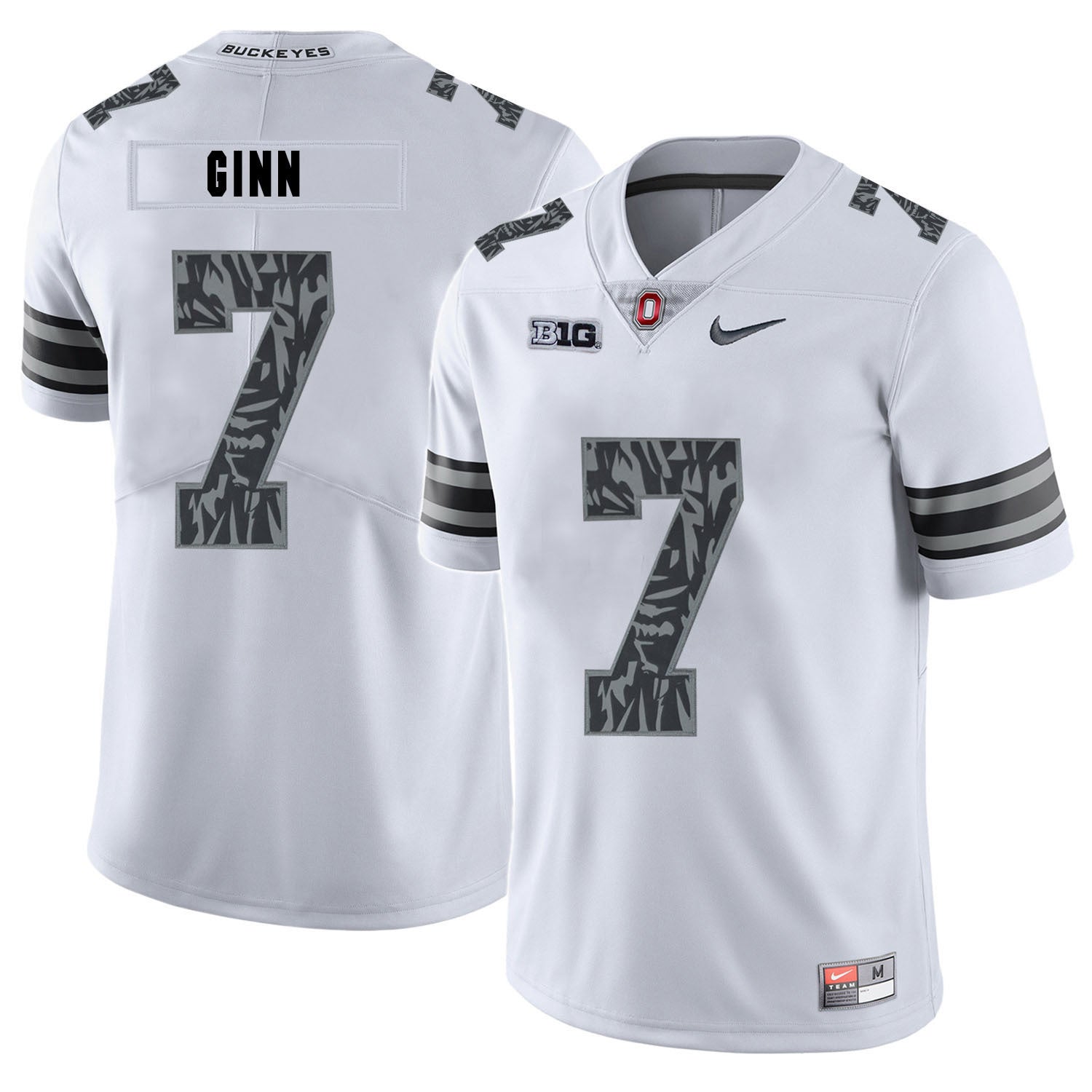 Ted Ginn Jr. 7 Pattern White