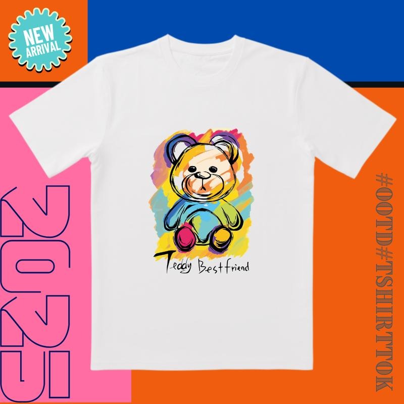 Teddy Bear * Colorful Graffiti |   'Be My Body Best Friend' |   Healing Daily Outfit T-Shirts, Hoodie, Sweatshirt