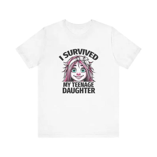 Teenage Daughter Survivor Daughter for Dad - Funny Shirt Men - Fathers Day Gift - Husband TShirt - Funny Dad Tee - Dad Funny T-shirt