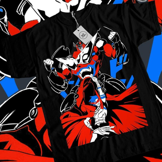 Tengen Toppa T-Shirt S-4XL Gurren Lagann Kamina Anime Manga Black Gifts Shirt Tshirt S-4XL Hoodie, Sweatshirt