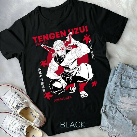 Tengen Uzui Kimetsu no Yaiba,Black, New Unisex Shirt size S to 5XL Hoodie, Sweatshirt | InkThreadWorks.com